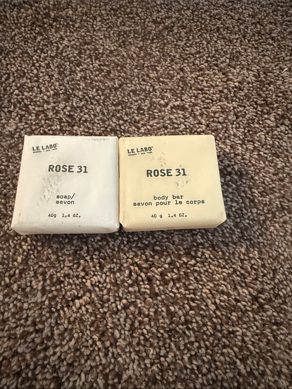 Le Labo Rose 31 Twin Soap & Body Bar - Beige & Off-White